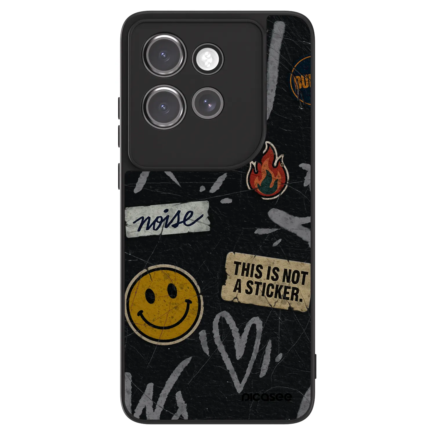 Picasee ULTIMATE CASE pro Motorola Edge 50 Neo - STICKERS x TAGS
