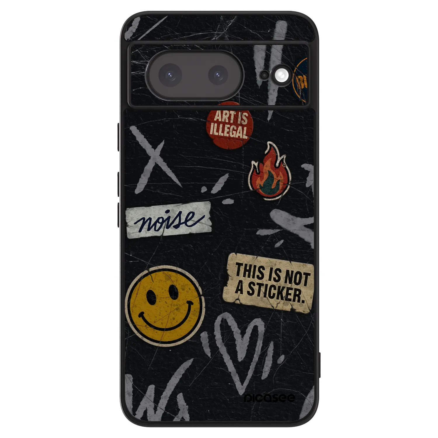 Picasee ULTIMATE CASE pro Google Pixel 8a - STICKERS x TAGS