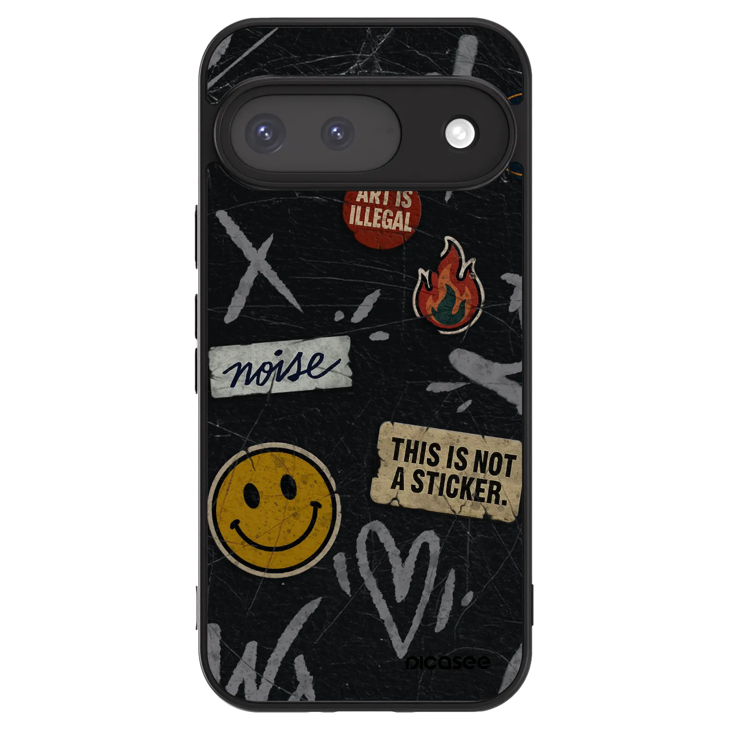 Picasee ULTIMATE CASE pro Google Pixel 9 - STICKERS x TAGS
