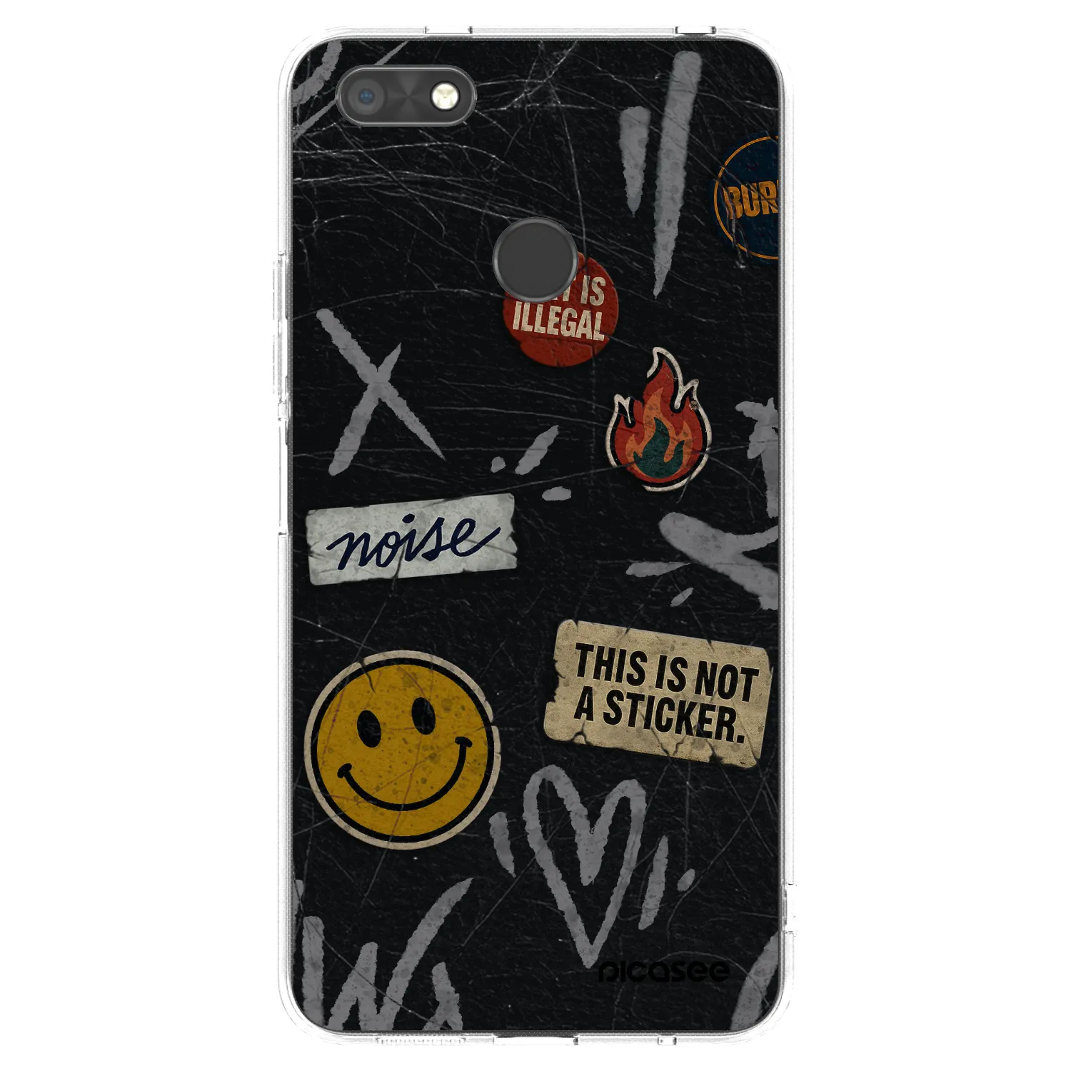 Picasee silikónový prehľadný obal pre Huawei P9 Lite Mini - STICKERS x TAGS