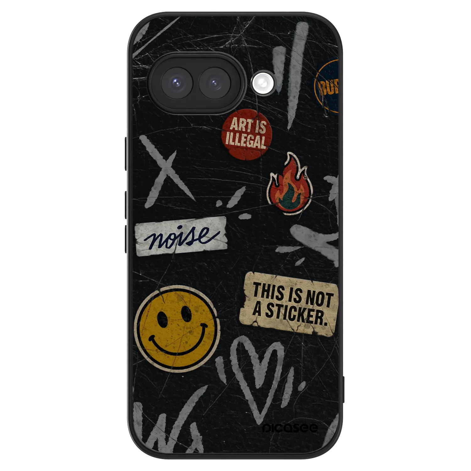 Picasee ULTIMATE CASE pro Google Pixel 9a - STICKERS x TAGS