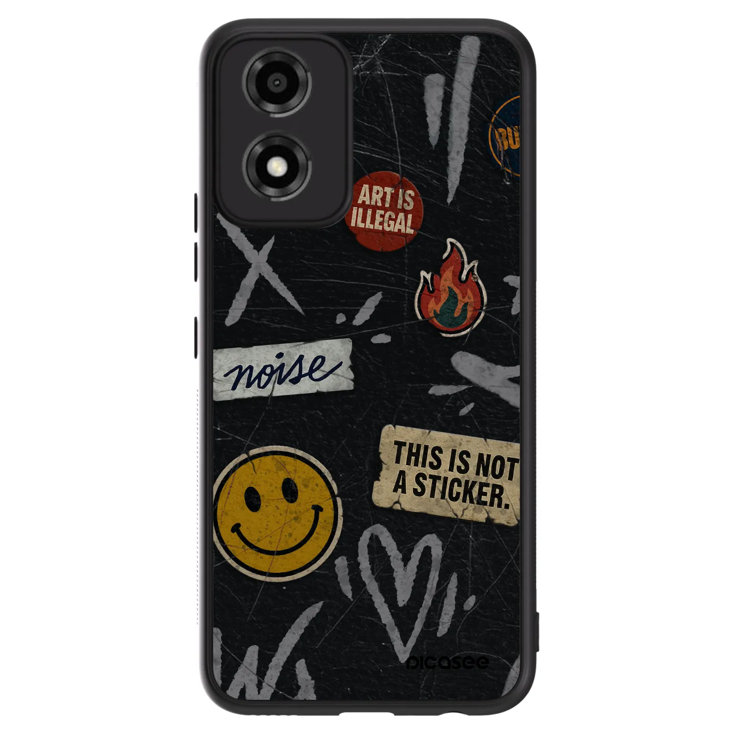 Picasee ULTIMATE CASE pro Motorola Moto E14 - STICKERS x TAGS