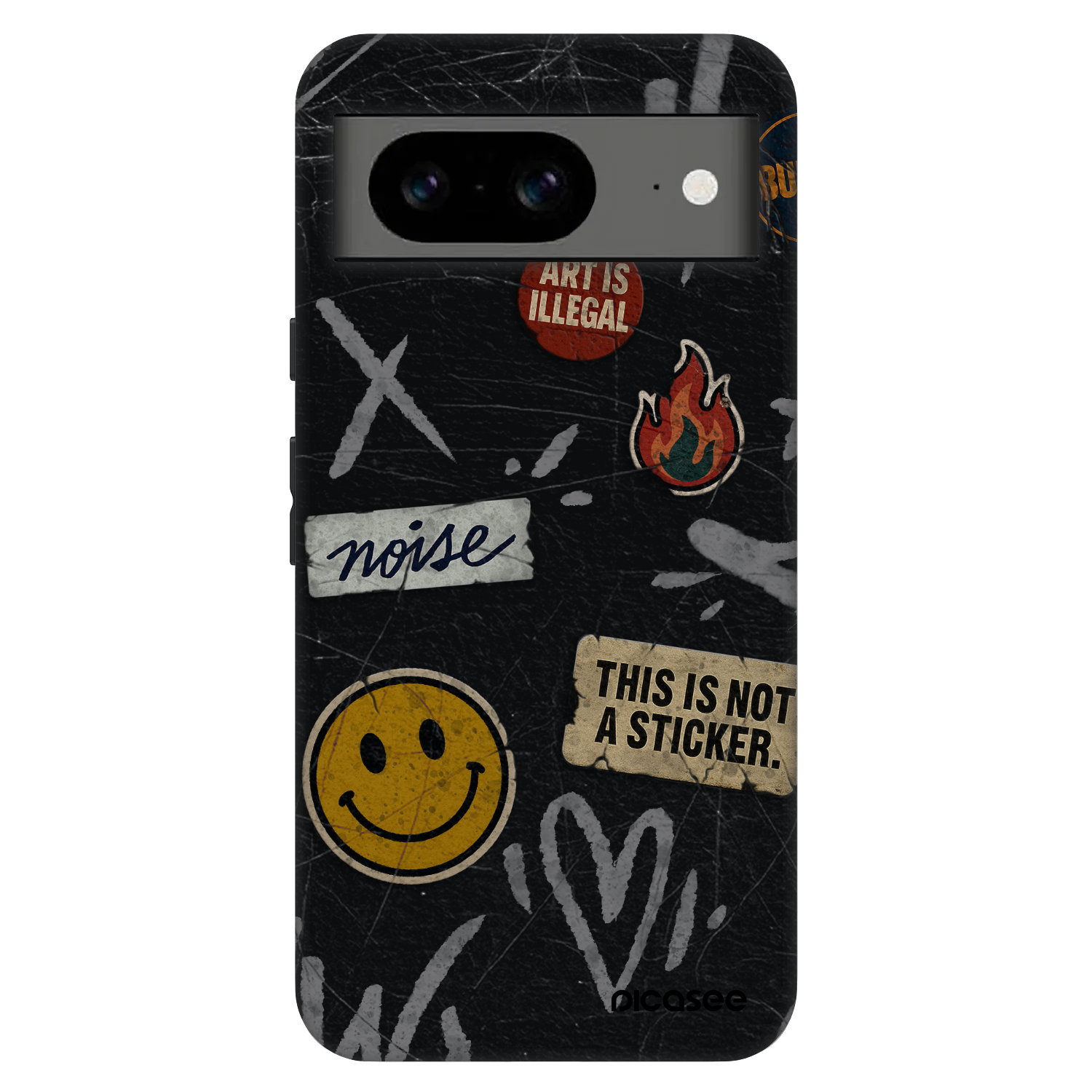 Picasee Fashion Case pre Google Pixel 8 Pro - STICKERS x TAGS