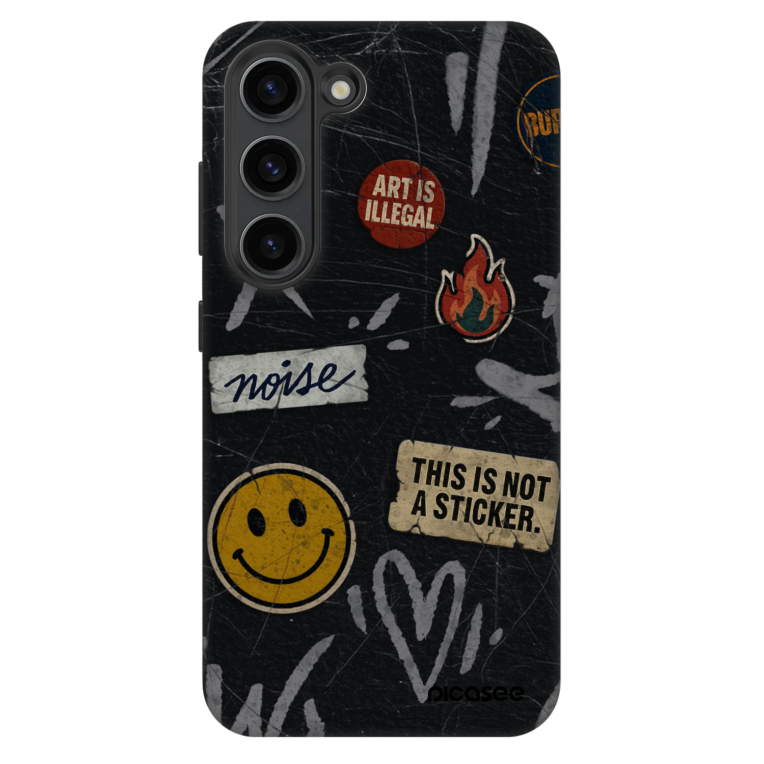 Picasee Fashion Case pre Samsung Galaxy S23+ 5G - STICKERS x TAGS