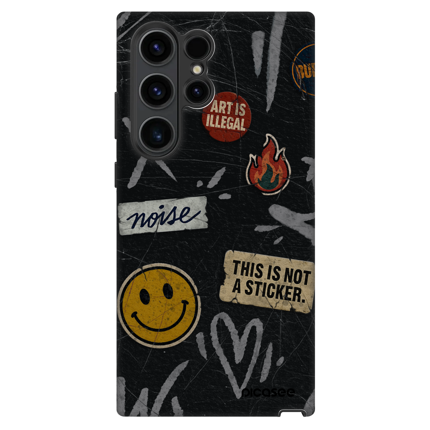 Picasee Fashion Case pre Samsung Galaxy S23 Ultra 5G - STICKERS x TAGS