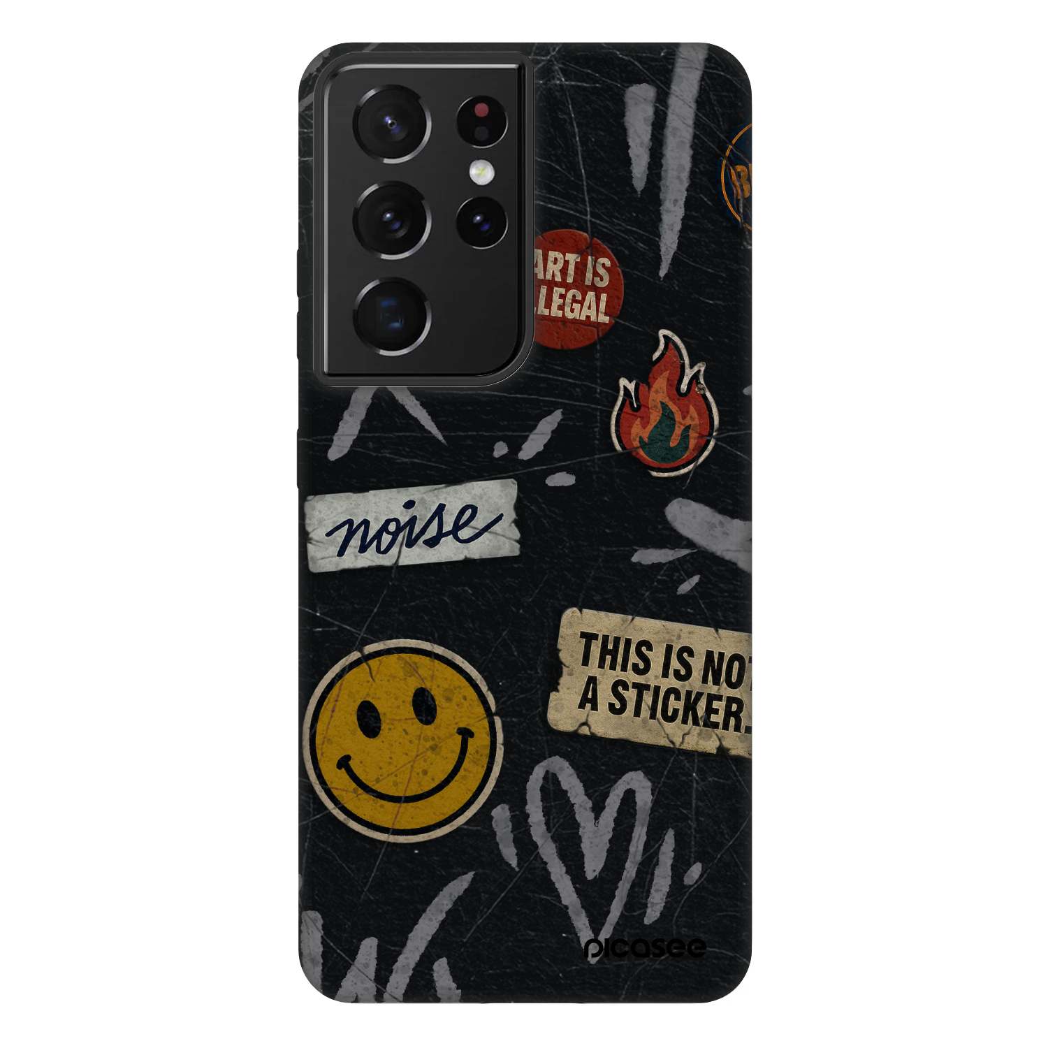 Picasee Fashion Case pre Samsung Galaxy S21 Ultra 5G G998B - STICKERS x TAGS