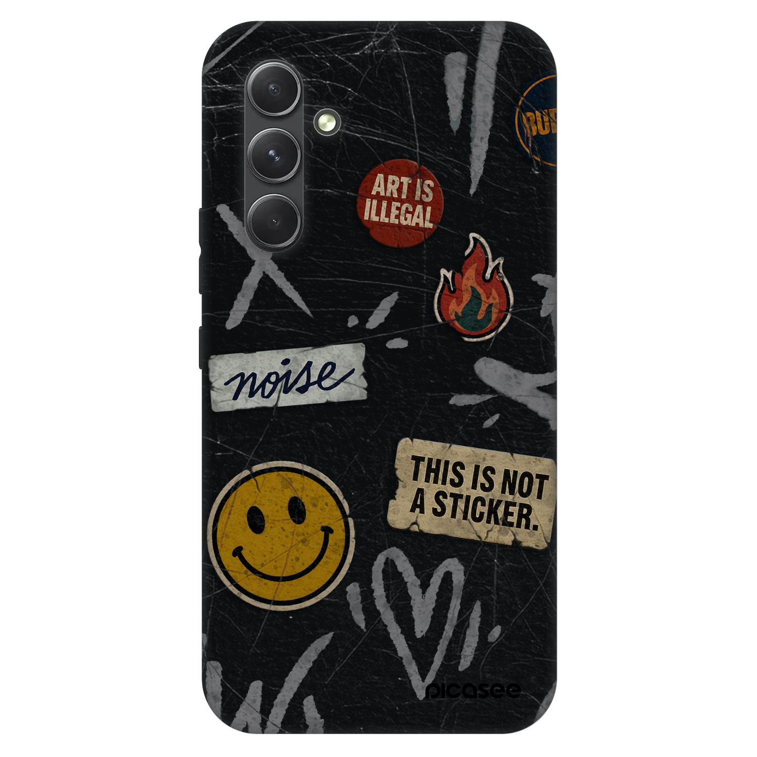 Picasee Fashion Case pre Samsung Galaxy A54 5G A546B - STICKERS x TAGS