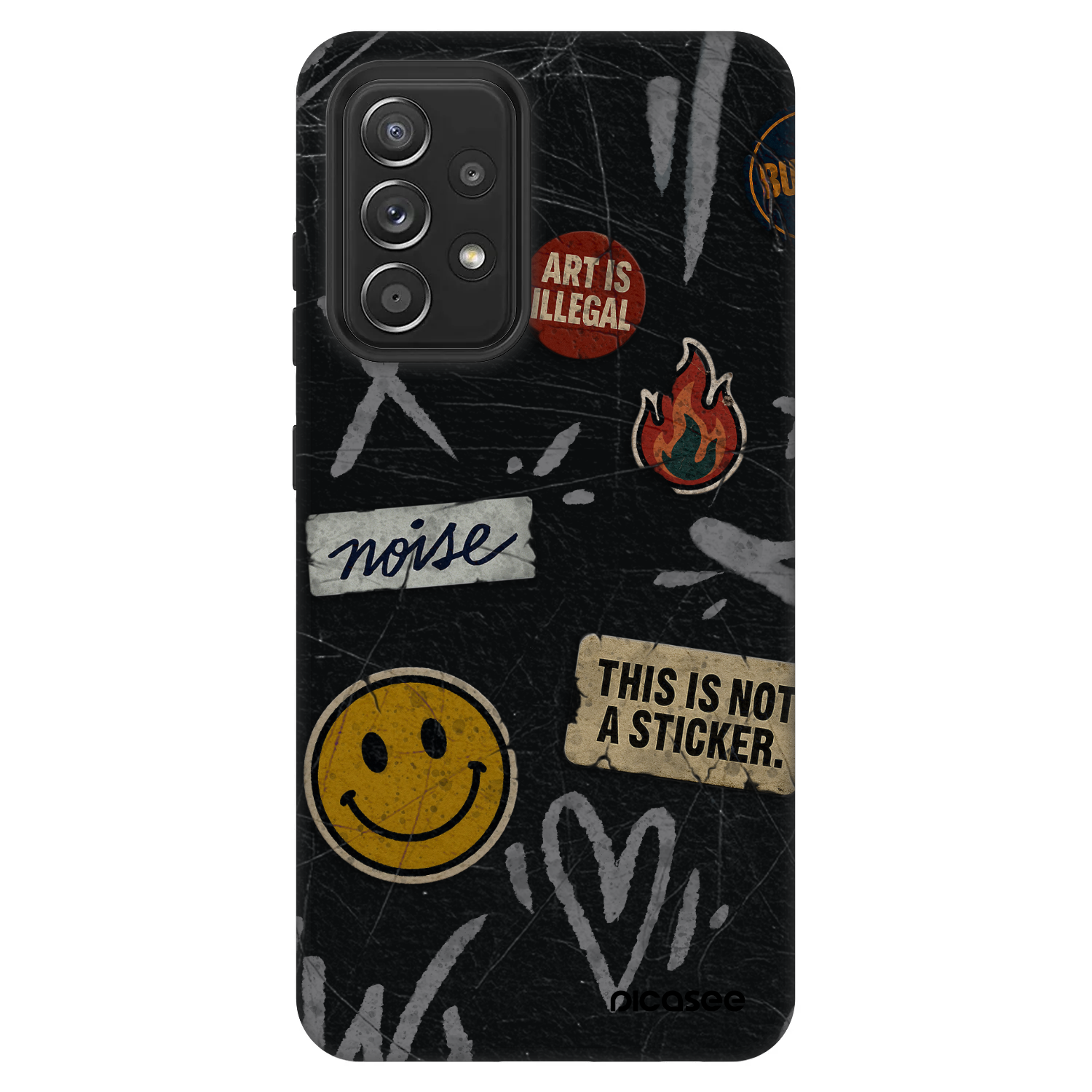 Picasee Fashion Case pre Samsung Galaxy A52s 5G A528B - STICKERS x TAGS