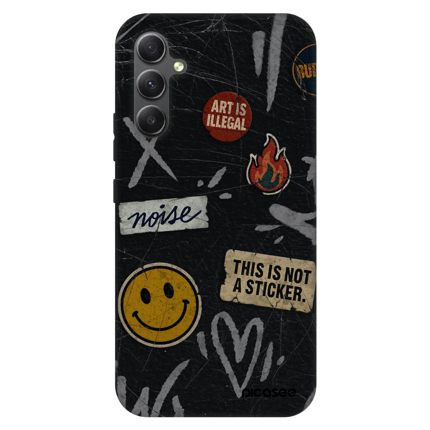 Picasee Fashion Case pre Samsung Galaxy A34 5G A346B - STICKERS x TAGS