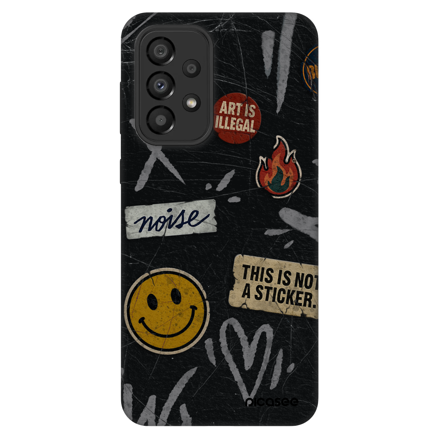 Picasee Fashion Case pre Samsung Galaxy A33 5G A336 - STICKERS x TAGS