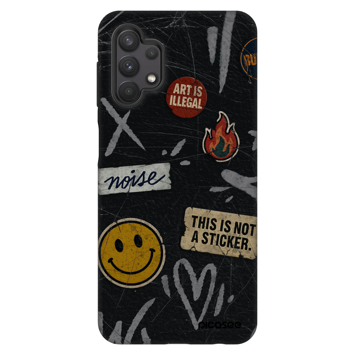 Picasee Fashion Case pre Samsung Galaxy A32 5G A326B - STICKERS x TAGS