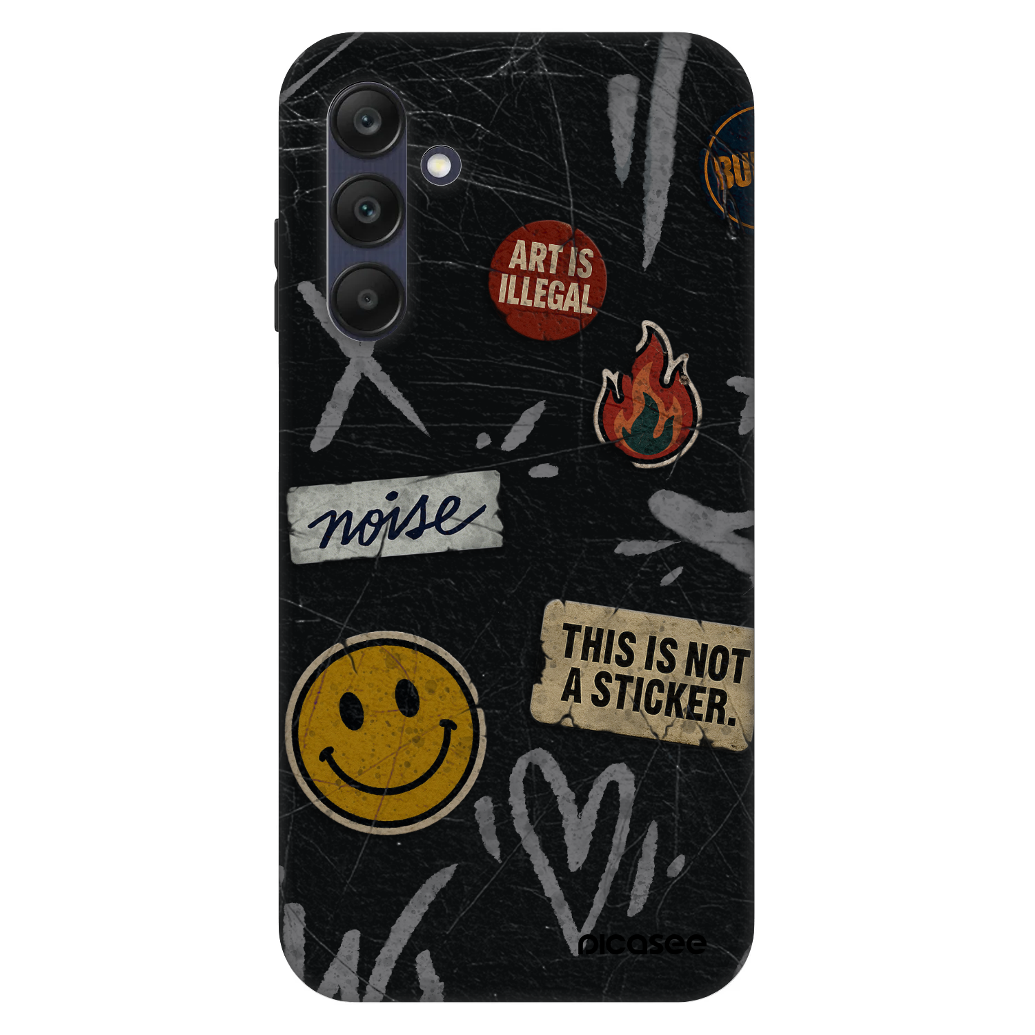 Picasee Fashion Case pre Samsung Galaxy A25 A256B 5G - STICKERS x TAGS