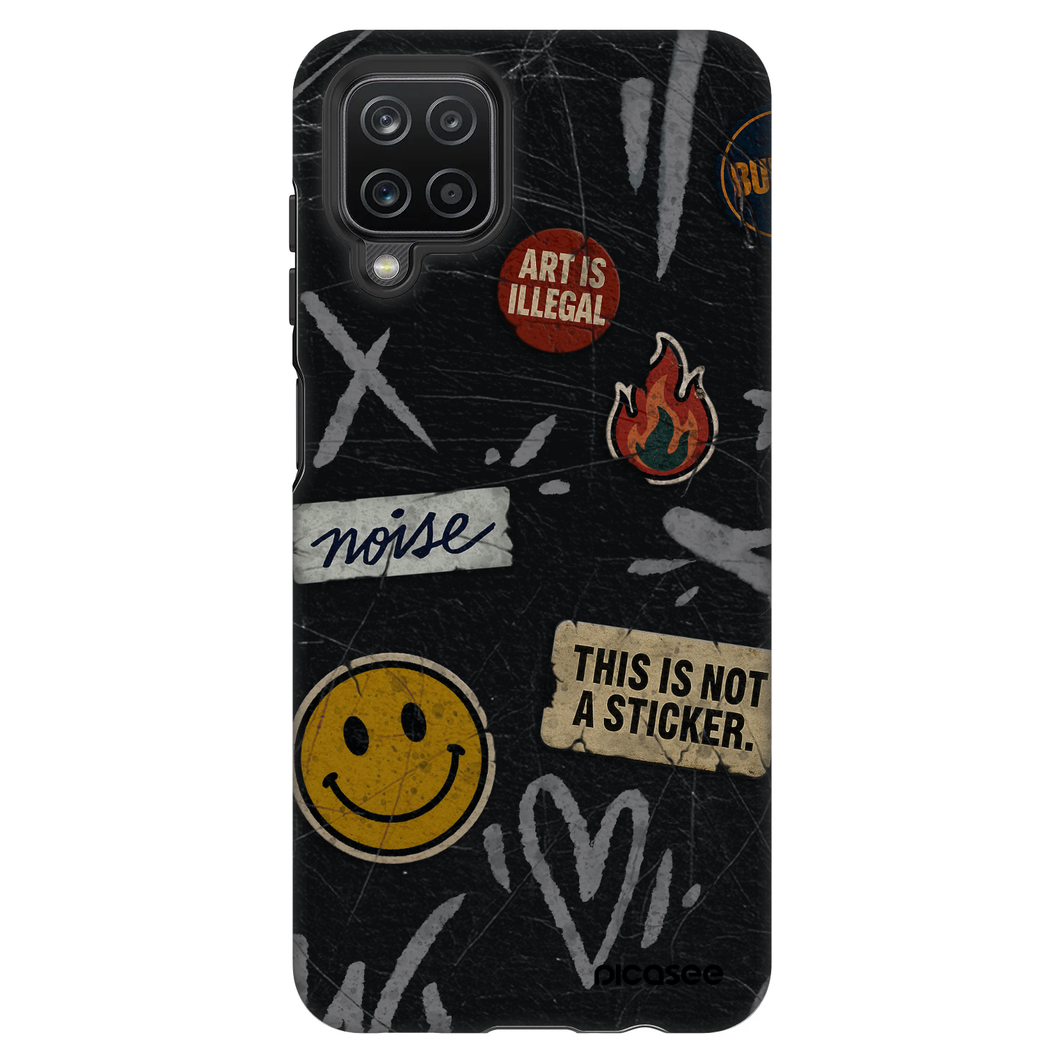 Fashion Case pre Samsung Galaxy A12 A125F - STICKERS x TAGS