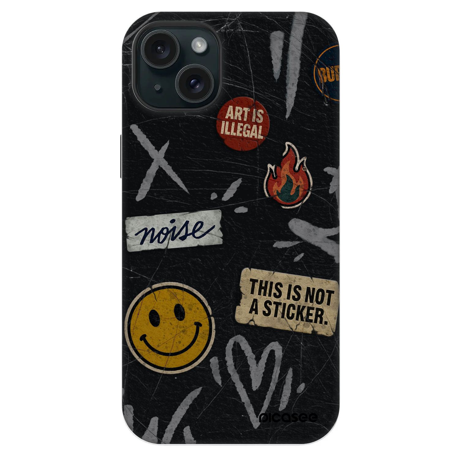 Picasee Fashion Case MagSafe pre Apple iPhone 14 Plus - STICKERS x TAGS