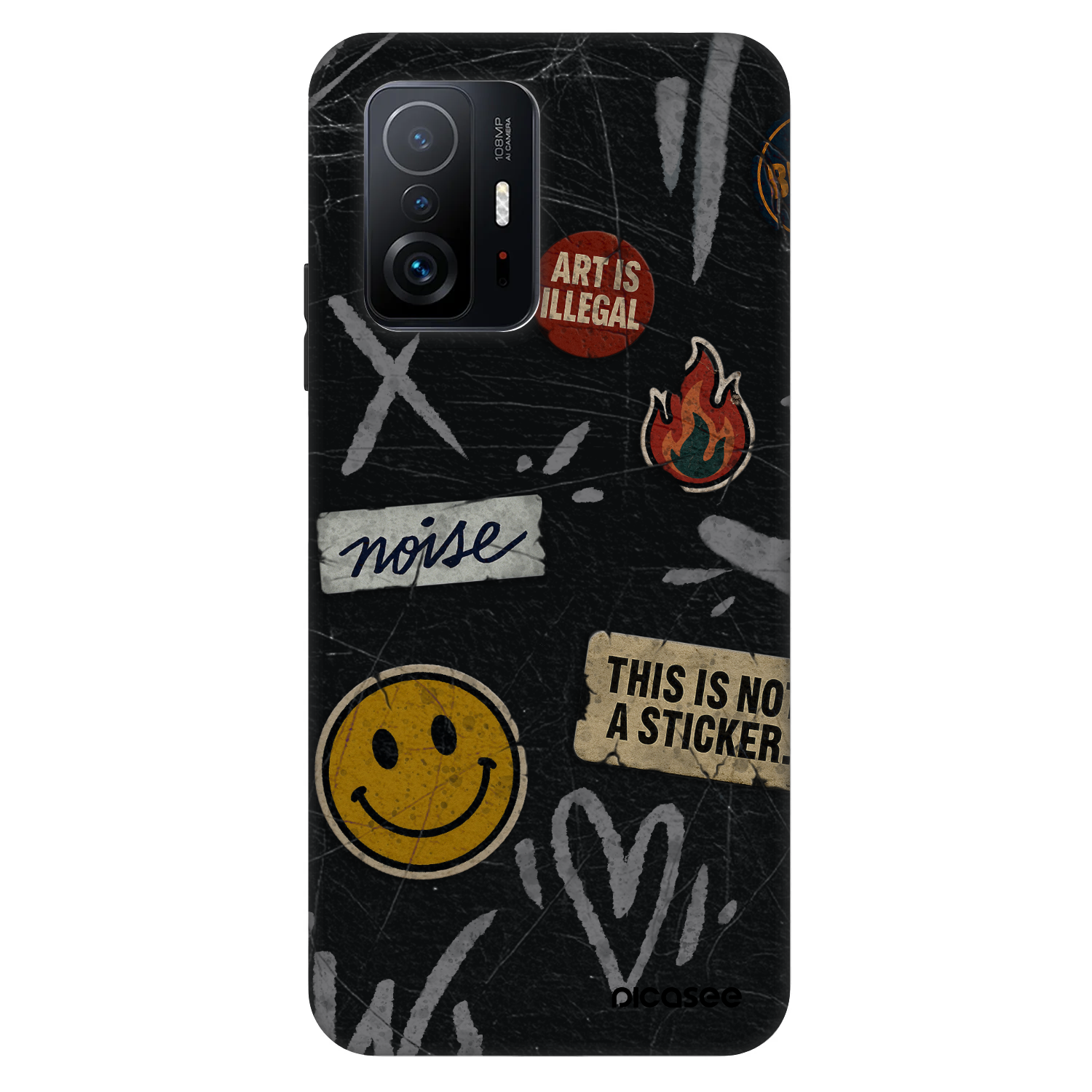 Picasee Fashion Case pre Xiaomi 11T - STICKERS x TAGS