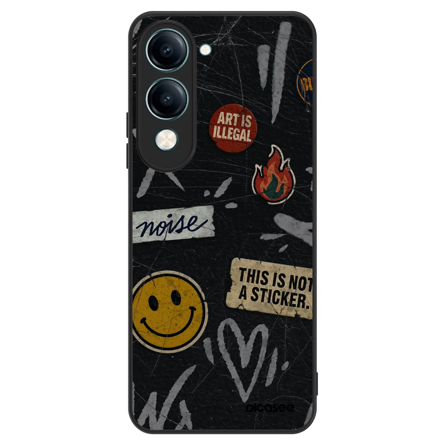 Picasee ULTIMATE CASE pro Vivo Y29s 5G - STICKERS x TAGS