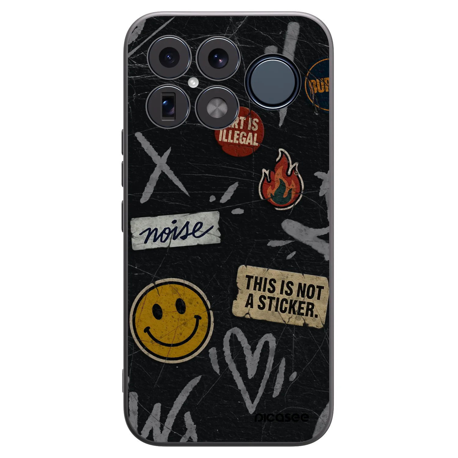 Picasee silikónový čierny obal pre Xiaomi Poco F8 Ultra - STICKERS x TAGS