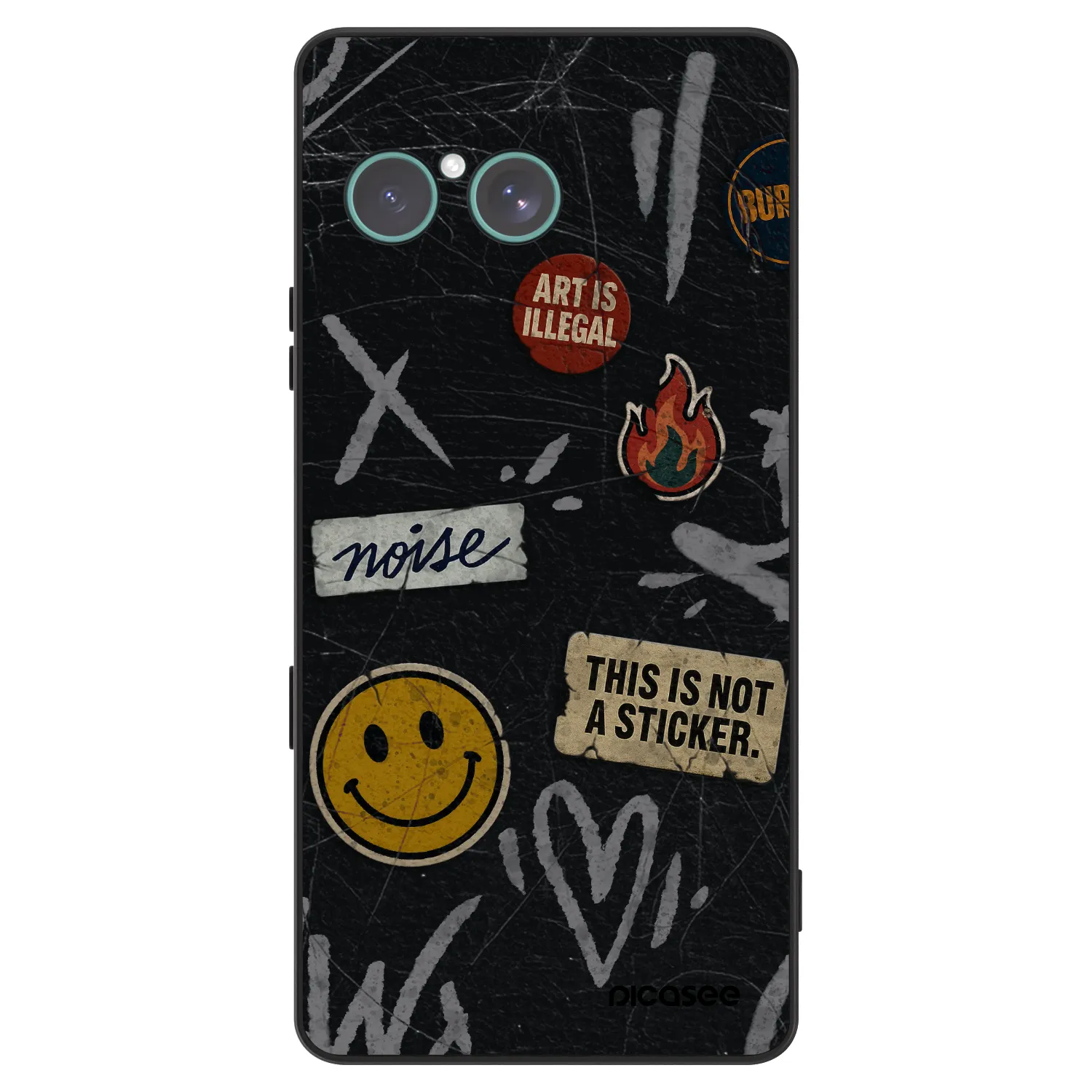 Picasee ULTIMATE CASE pro Sony Xperia 10 VII - STICKERS x TAGS
