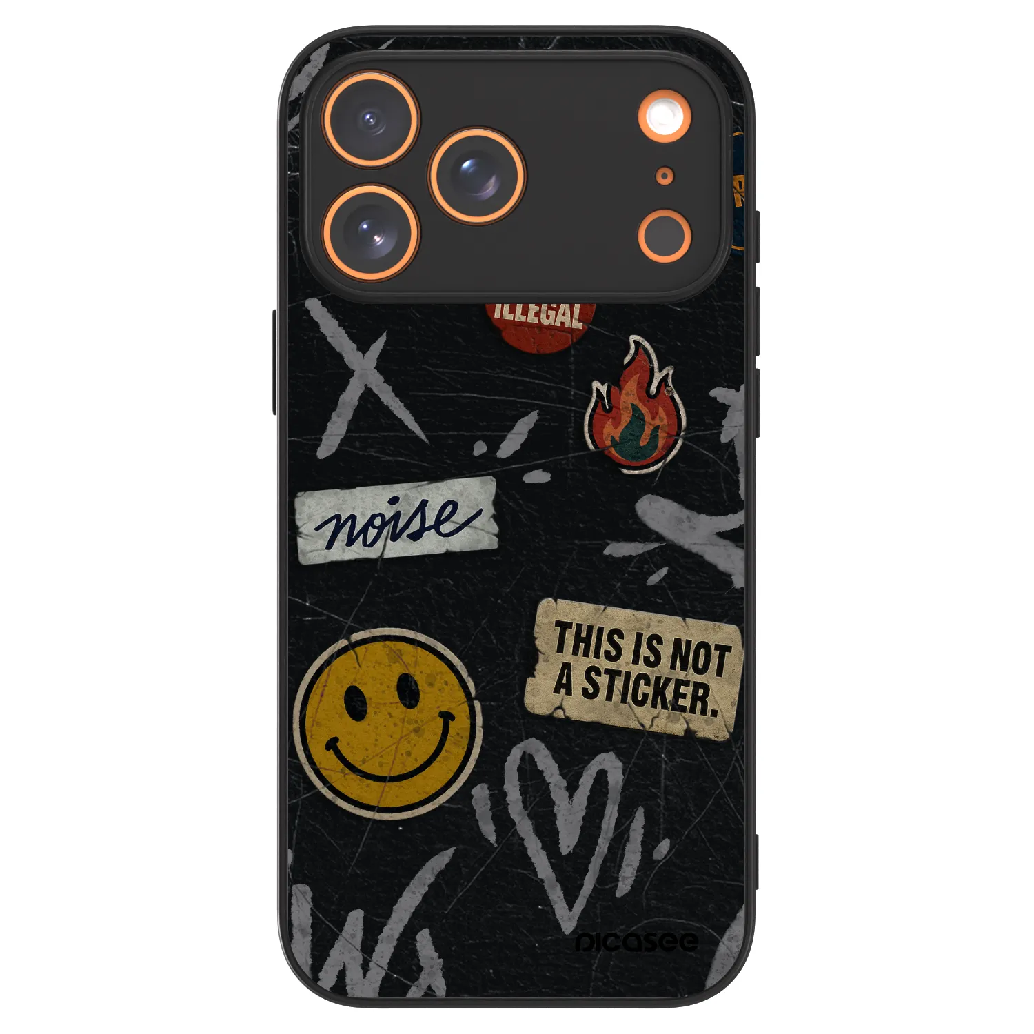 Picasee ULTIMATE CASE pro Apple iPhone 18 Pro Max - STICKERS x TAGS