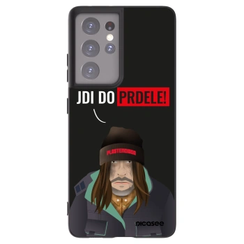 Picasee silikónový čierny obal pre Samsung Galaxy S21 Ultra 5G G998B - Bezďák