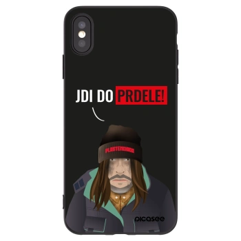 Picasee silikónový čierny obal pre Apple iPhone XS Max - Bezďák