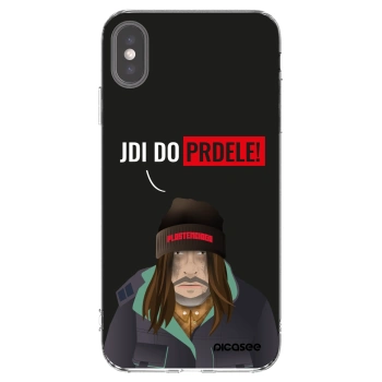 Picasee silikónový prehľadný obal pre Apple iPhone XS Max - Bezďák