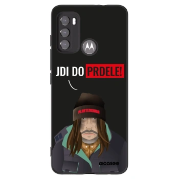 Picasee silikónový čierny obal pre Motorola Moto G60 - Bezďák