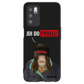 Picasee silikónový čierny obal pre OPPO A16 - Bezďák