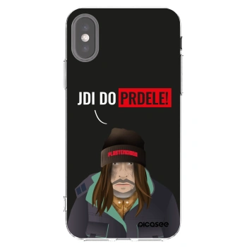Picasee silikónový prehľadný obal pre Apple iPhone X/XS - Bezďák