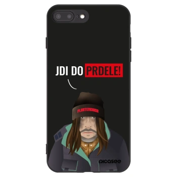 Picasee silikónový čierny obal pre Apple iPhone 8 Plus - Bezďák