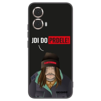 Picasee silikónový čierny obal pre Motorola Moto G85 - Bezďák