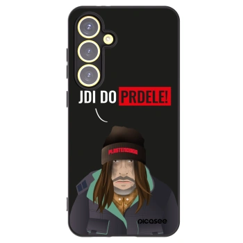 Picasee silikónový čierny obal pre Samsung Galaxy S24 FE S721B - Bezďák