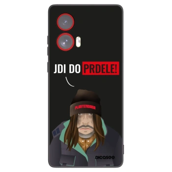 Picasee silikónový čierny obal pre Motorola Edge 50 Fusion - Bezďák