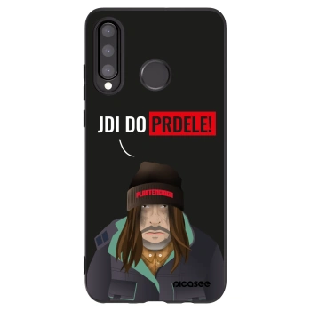 Picasee silikónový čierny obal pre Huawei P30 Lite - Bezďák