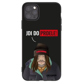 Picasee silikónový čierny obal pre Apple iPhone 11 Pro Max - Bezďák