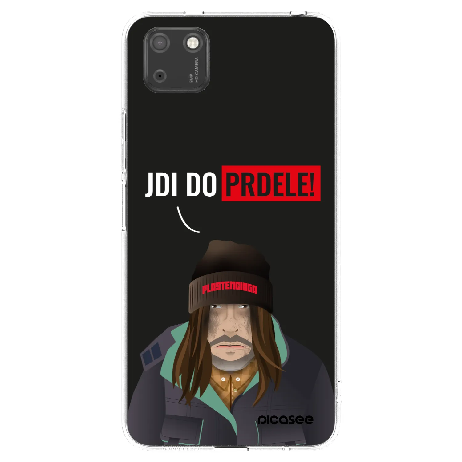 Picasee silikónový prehľadný obal pre Huawei Y5P - Bezďák