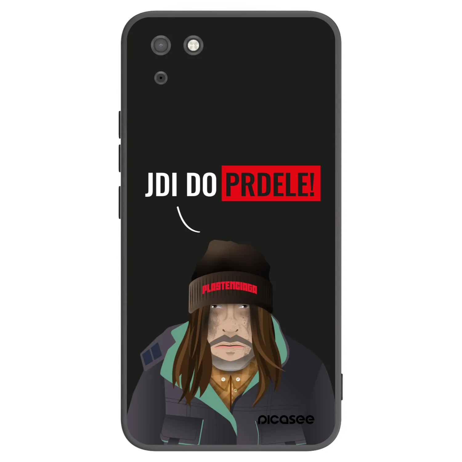 Picasee silikónový čierny obal pre Huawei Y5P - Bezďák