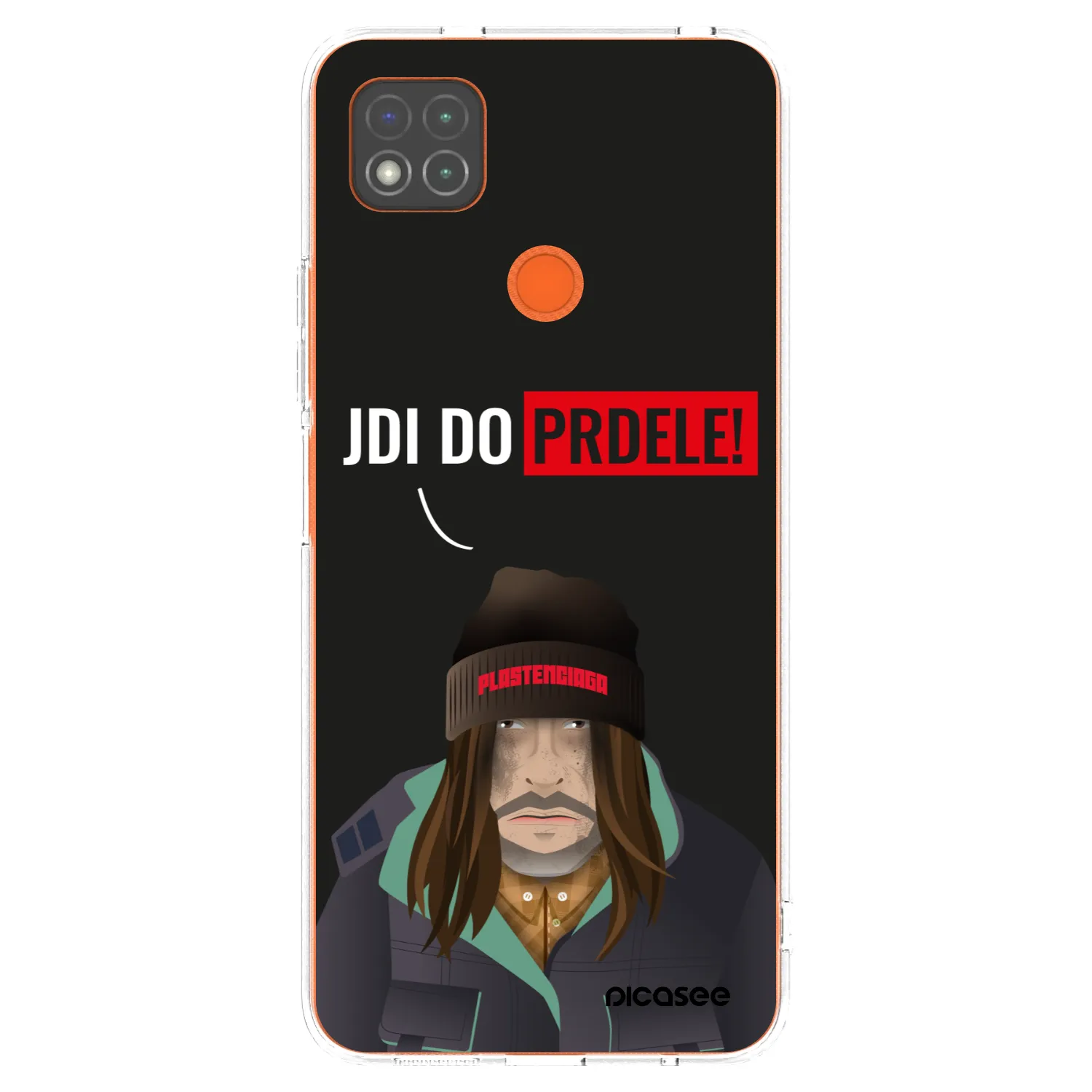 Silikónový prehľadný obal pre Xiaomi Redmi 9C - Bezďák