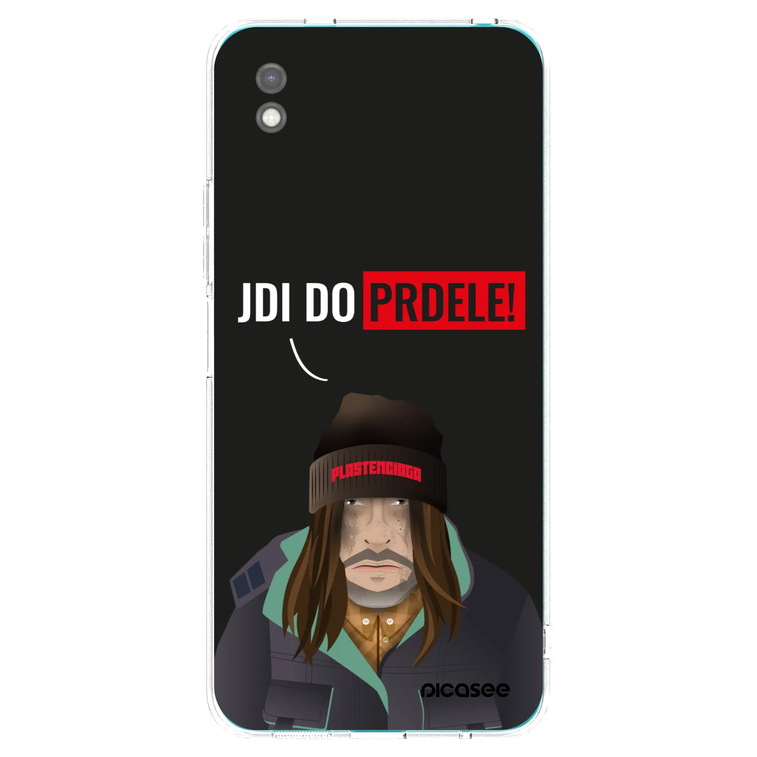 Picasee silikónový čierny obal pre Xiaomi Redmi 9A - Bezďák