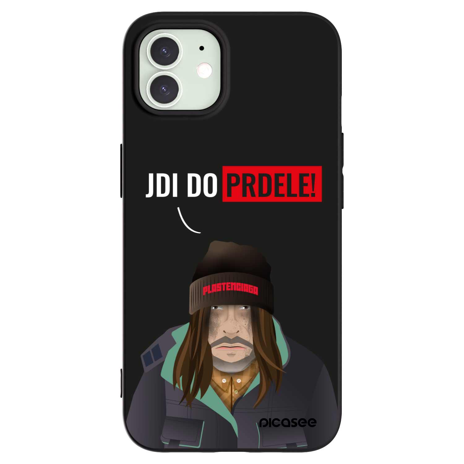 Silikónový čierny obal pre Apple iPhone 12 - Bezďák