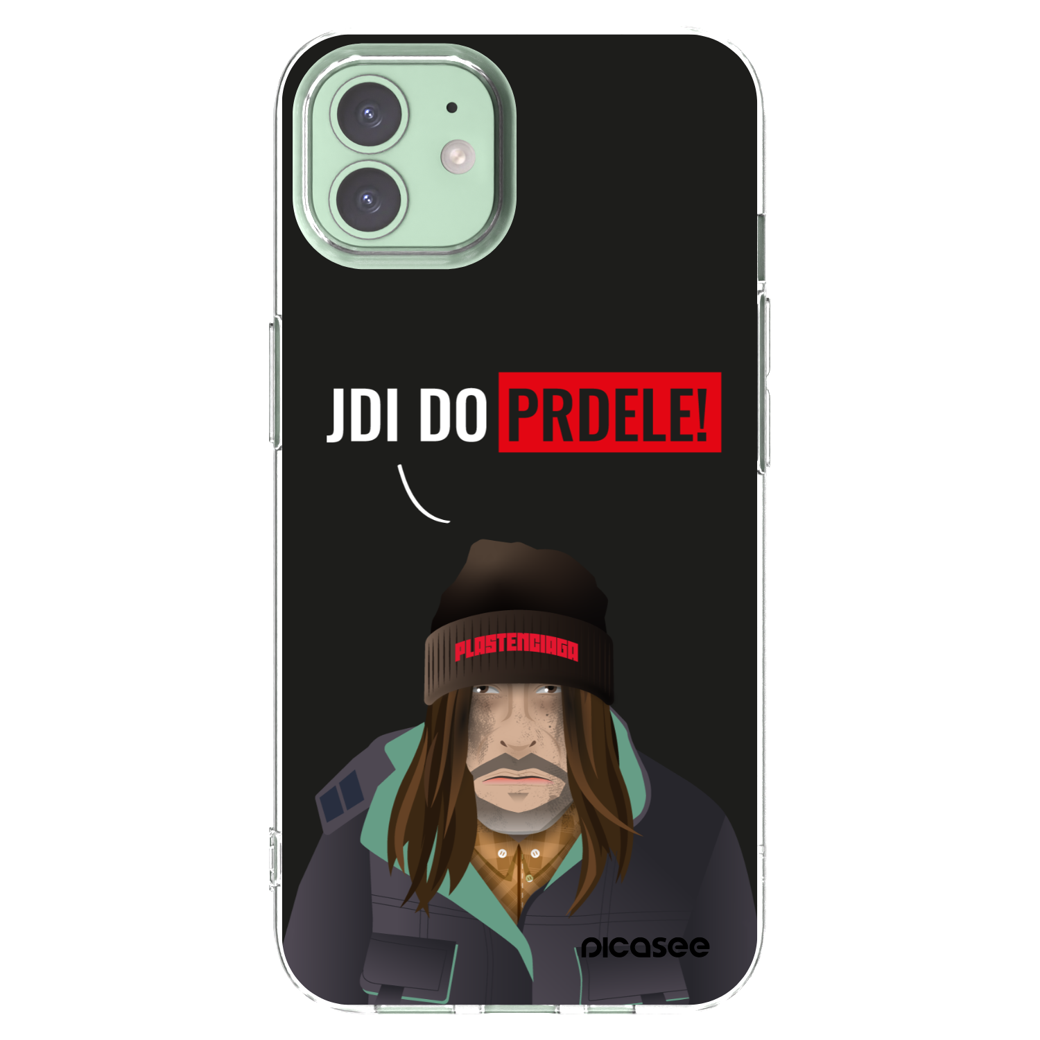 Silikónový prehľadný obal pre Apple iPhone 12 - Bezďák