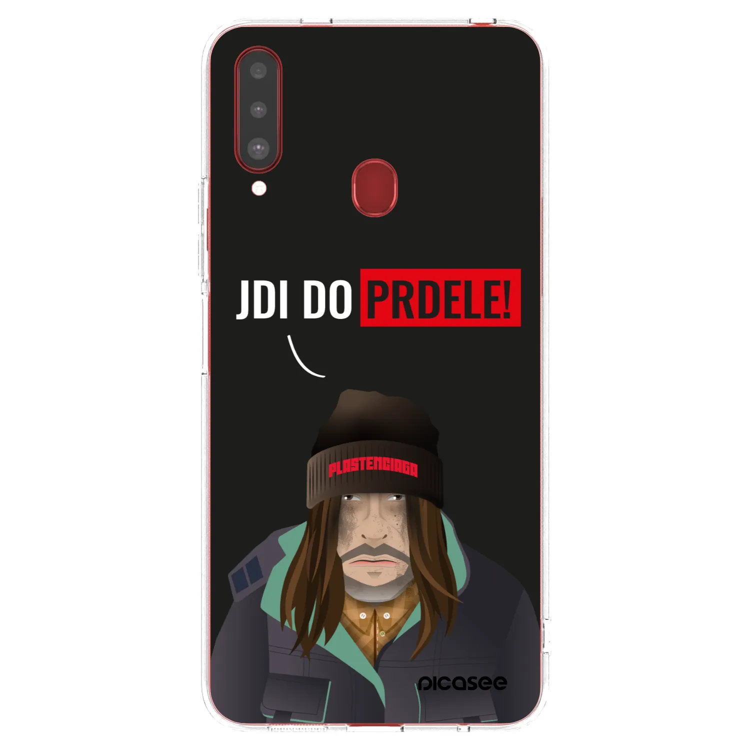Picasee silikónový prehľadný obal pre Samsung Galaxy A20s - Bezďák