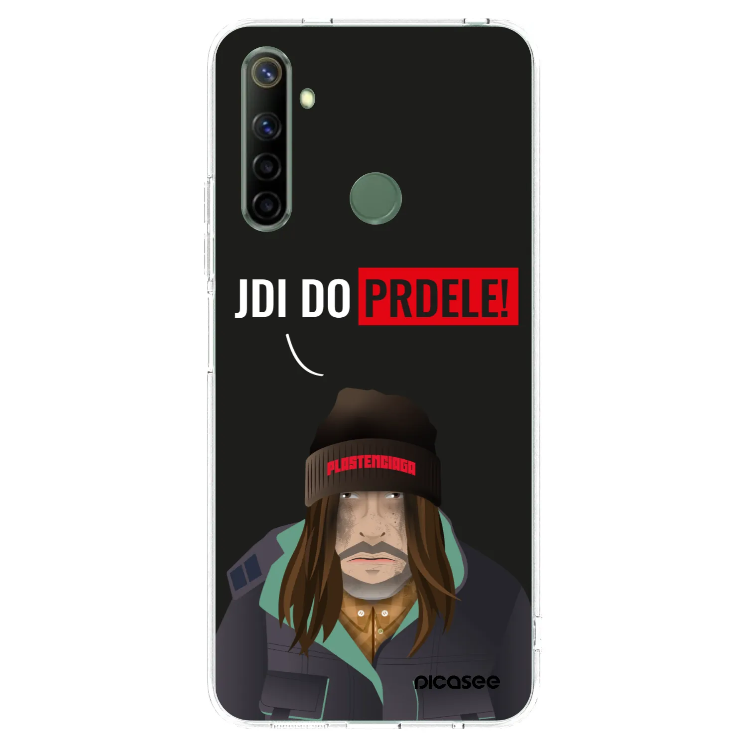 Picasee silikónový prehľadný obal pre Realme 6i - Bezďák