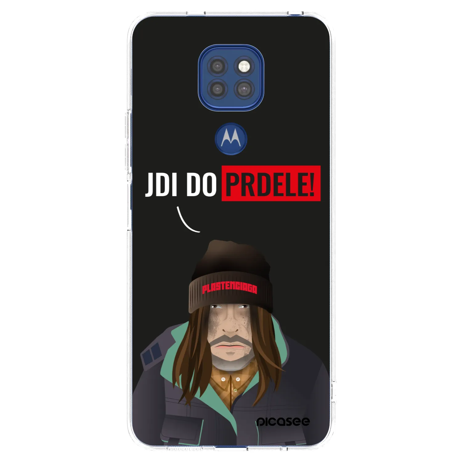 Silikónový prehľadný obal pre Motorola Moto G9 Play - Bezďák