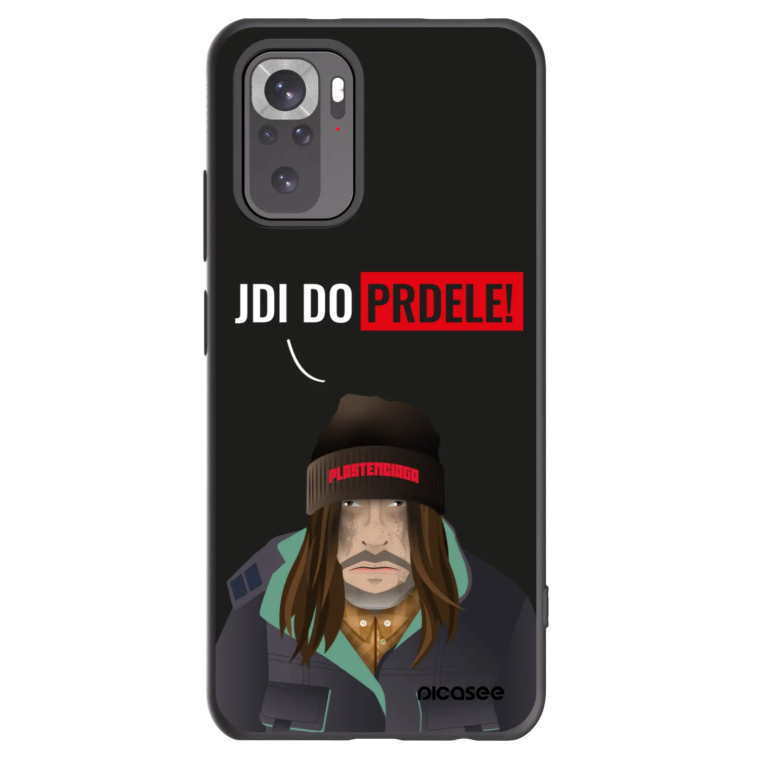 Picasee silikónový čierny obal pre Xiaomi Redmi Note 10 - Bezďák