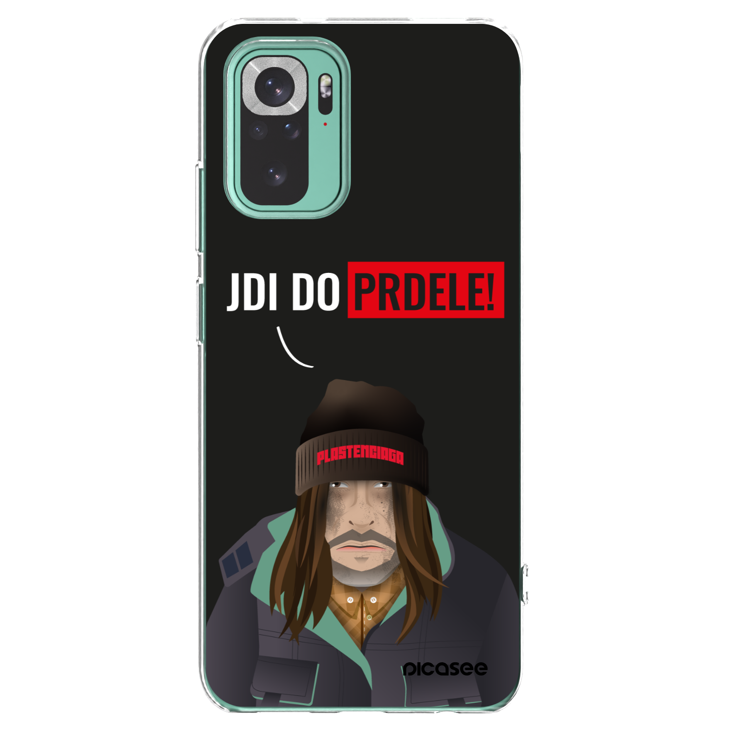 Picasee silikónový prehľadný obal pre Xiaomi Redmi Note 10 Pro - Bezďák
