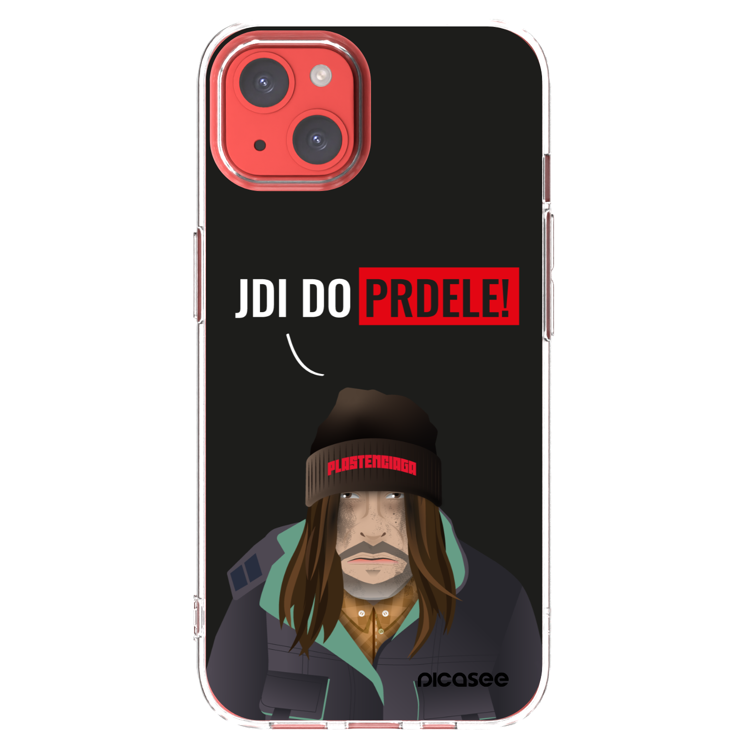 Picasee silikónový prehľadný obal pre Apple iPhone 13 - Bezďák