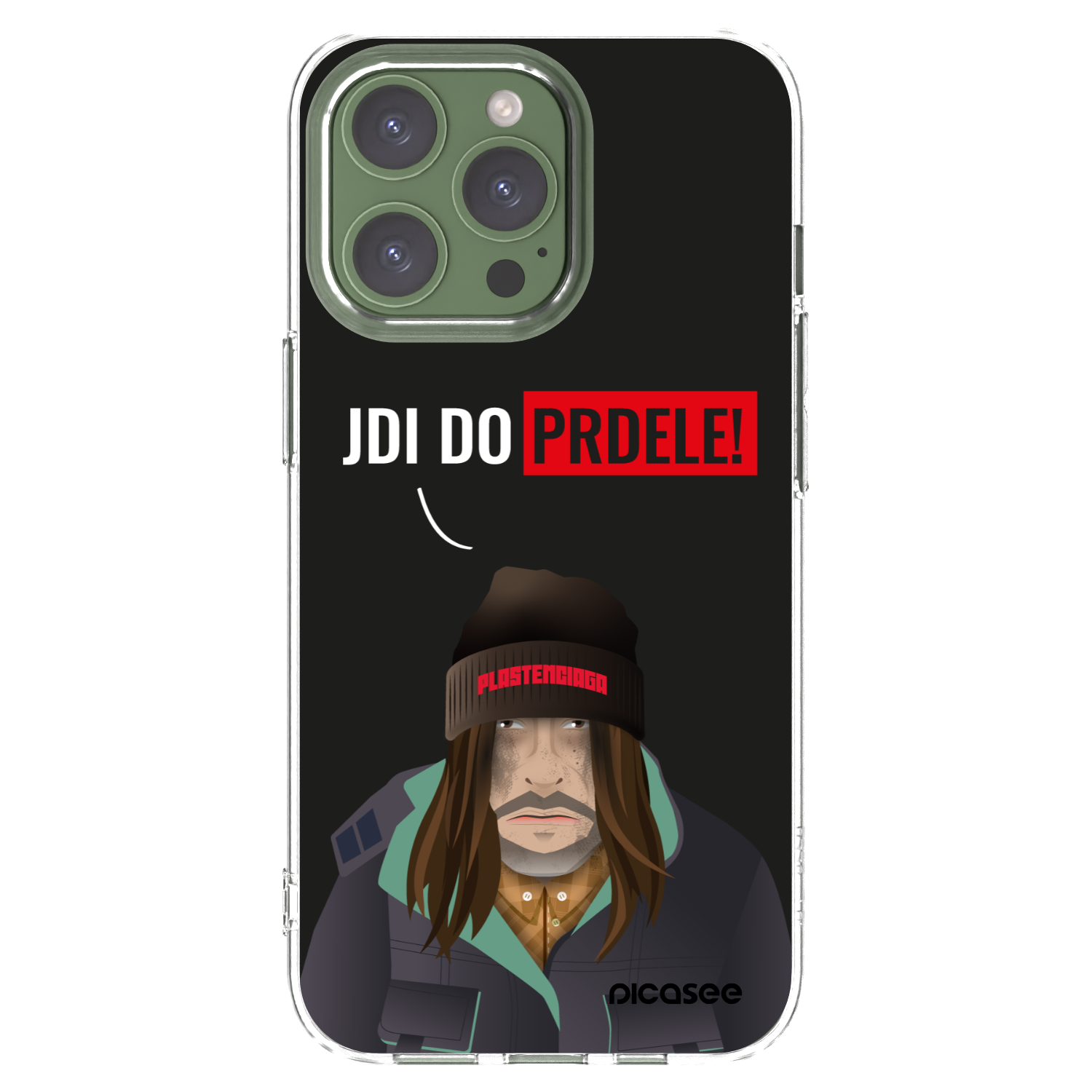 Picasee silikónový prehľadný obal pre Apple iPhone 13 Pro - Bezďák