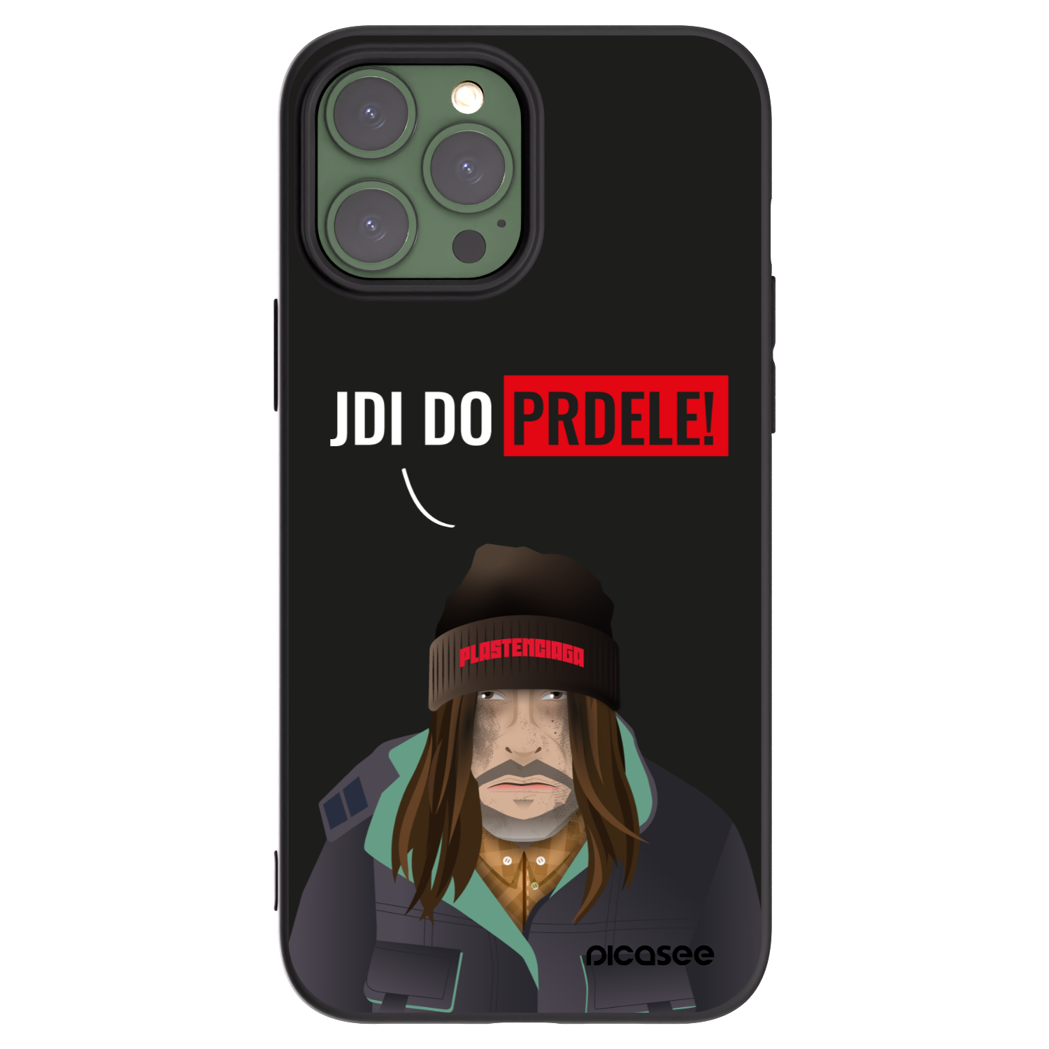 Silikónový čierny obal pre Apple iPhone 13 Pro Max - Bezďák