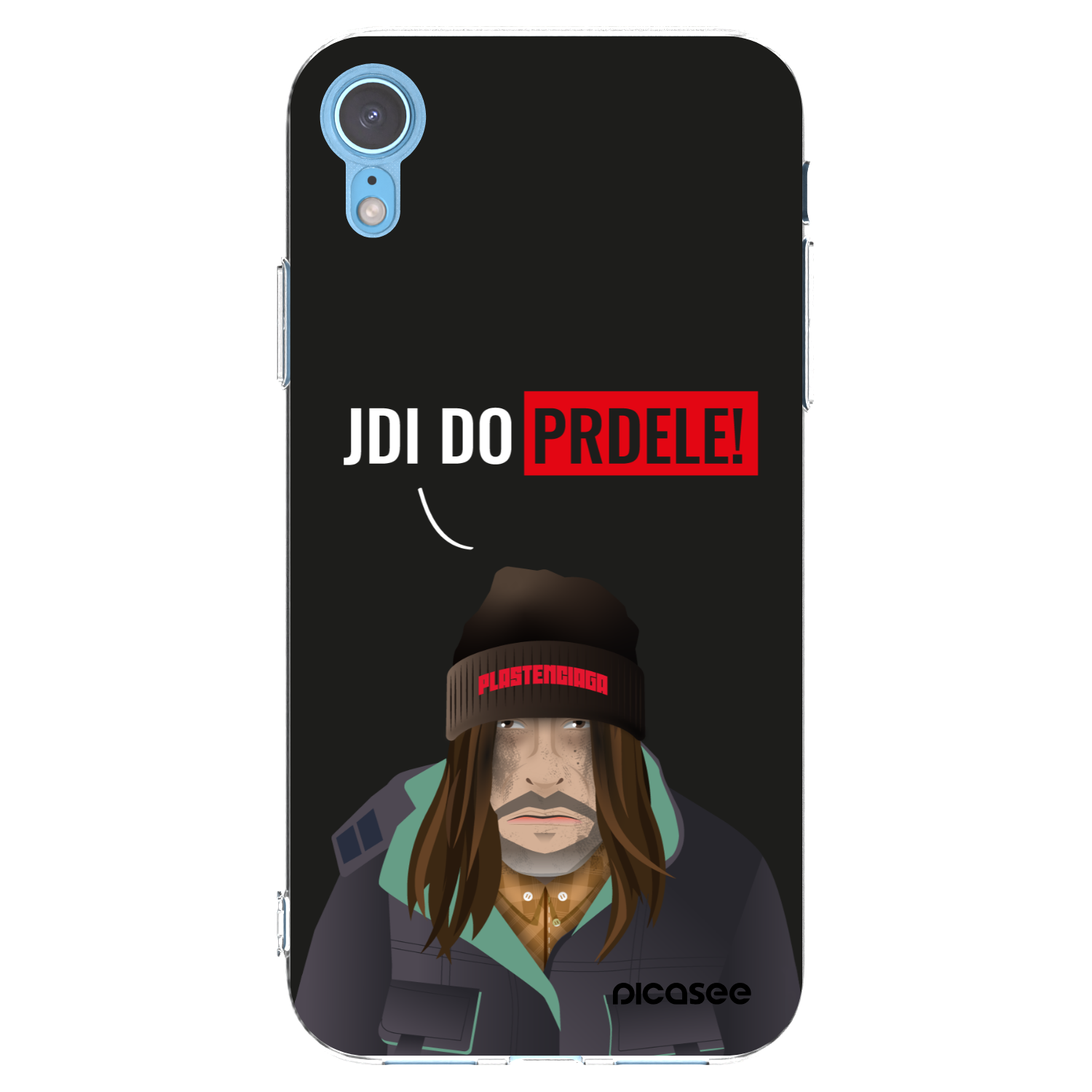 Picasee silikónový prehľadný obal pre Apple iPhone XR - Bezďák